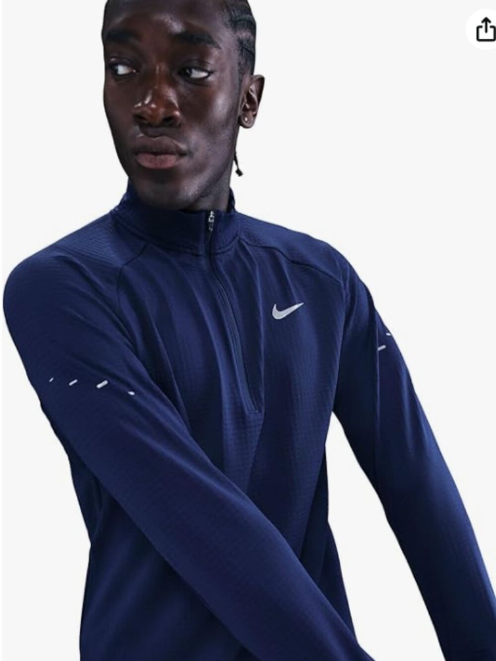 $100 NWT Men’s Nike Stride Therma-FIT Repel Winterized ½ Zip – XL